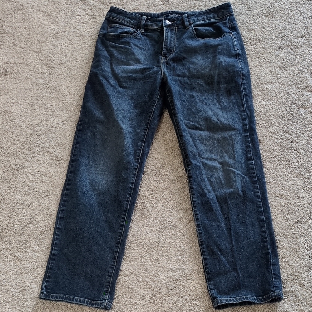 Flag & Anthem Portland Relaxed Everetts Wash Straight Leg Jeans Size 30x30